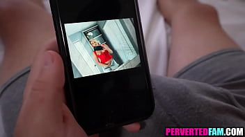 Preview 1 of Gebini Kantha Sex - Stepmom found out stepson jerks off to her nudes