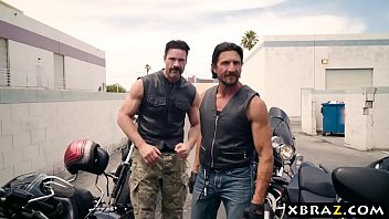 Preview 2 of Sestar Baradar Sxs Anal Com - Emo biker babes banged by two thugs in their clubhouse