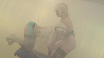 Preview 1 of Dayana Mounira - Zwei heisse Br&auml_ute lassen sich durchficken und anspritzen - pervers