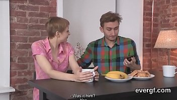 Preview 2 of Mami Vagna - Penniless bf lets peculiar pal to shag his exgf for money