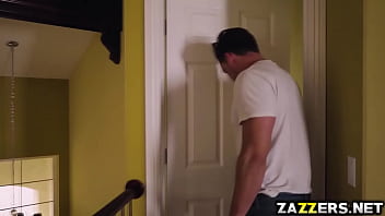 Preview 2 of Disability Girl - Sarah Banks sucking Kyle Masons big cock in the bedroom