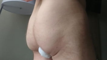 Preview 2 of Seducing Vintage Sex Vedios - A shaved cock with dilator and cum