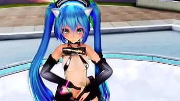 Preview 4 of Xoxoxo Teachet - Dancing MMD TDA Micro Bikini Hatsune Miku Sexy