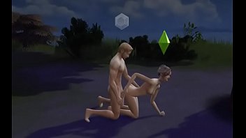 Preview 2 of Sunny Leone Gandi Movies - Sims fucking in wilderness