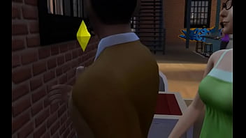 Preview 2 of Davunloodv - Sims Blowjob in a club