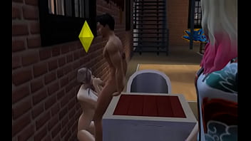 Preview 3 of Davunloodv - Sims Blowjob in a club