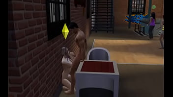 Preview 1 of Davunloodv - Sims Blowjob in a club