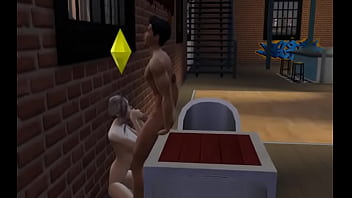 Preview 4 of Davunloodv - Sims Blowjob in a club
