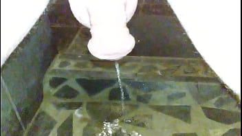 Preview 1 of Animals Gilrs Xxx - Pissing on Safari in shower