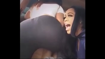 Preview 3 of Manisha Koriala Video Aas - JERKING OFF WITH TWO BIG BUTT GIRLS IN MY CAR