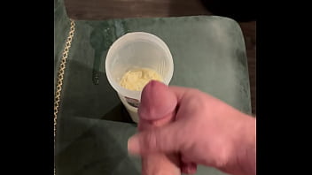 Preview 2 of Suuny Lennon - Big Dicked White Bodybuilder Cums Into His Own Protein Shake