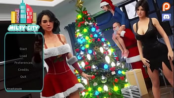 Preview 1 of Httvvglwq - Milfy City Special Xmas Part 123 Playing with Sara by LoveSkySan69