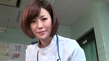 Preview 2 of Russian Rape Xxx Nurse - Subtitled CFNM Japanese female doctor gives patient handjob