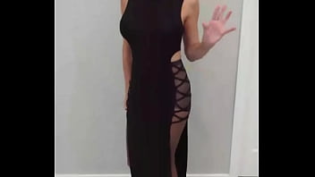 Preview 1 of Sperm Is Swallowed - Got a new dress. Do you like it?