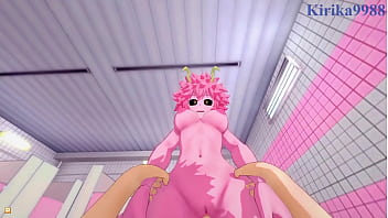 Preview 4 of Lesbian Rape Wrestling - Ochako Uraraka and Mina Ashido intense sex. - My Hero Academia POV Hentai