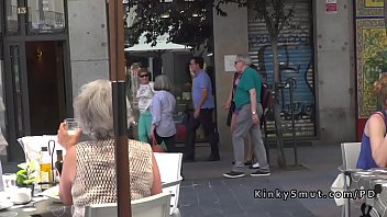 Preview 1 of Asia Boynet - Busty walked in public in lezdom shame