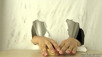 Preview 1 of Diser Andi - Hand crush fetish Women crush pudding by hand