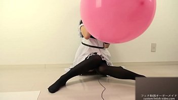 Preview 2 of 1 Teen 2 Huge Black Dick - Balloon popping ScreamFetish