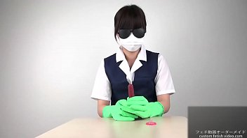Preview 2 of Erica Mena Xxx - Handjob with latex gloves