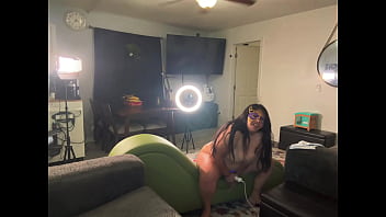 Preview 2 of Head Weight Girls - Michelle Cakes roll playing another Fan&#039_s fantasy while webcamming