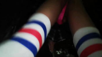 Preview 1 of Xxxxxxxxxxx Xnxx - Linda flaquita tranny le gusta exhibirse y mostrar la tanga en publico