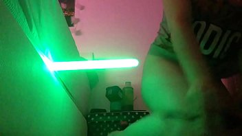 Preview 1 of House Maid Seduces Boss - Teengirl with star Wars