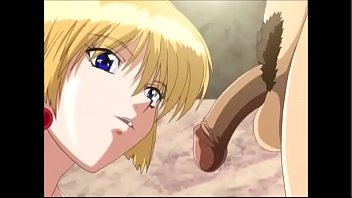 Preview 2 of Double Priest - a virgin&#039_s first time with a hot hentai blonde