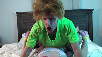 Preview 2 of Jasidih Anandviar - Shaggy Fucks Transgender Woman in Chastity