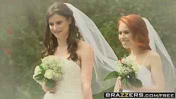 Preview 1 of Father And School Daughter - Brazzers - Its A Nice Day For A White Lez Wedding Dolly Little&nbsp_and&nbsp_Kymberlee Anne