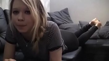 Preview 1 of Taxi Svandal - Cute Teen Fingers Her Asshole On Webcam