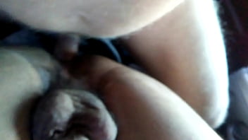 Preview 2 of 1 Virgin Vs Two Cock Dp - Mature fucks tight bi teen in car