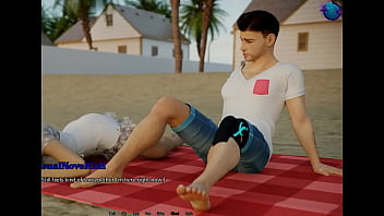 Preview 2 of Porn Bunny Mobi - Matrix Hearts (Blue Otter Games) - Part 6 - Beach Chit-Chat By LoveSkySan69