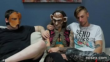 Preview 4 of Mamuska - Unusual teen was taken in anal loony bin for uninhibited therapy