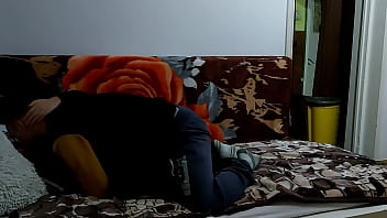 Preview 1 of Matured Mom - Young couple making love after work - Amateur Homemade