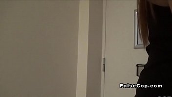 Preview 1 of Hdwhiteporn - Huge boobs babe rides fake cop in sofa
