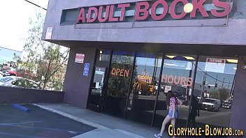 Preview 1 of K Byh Ft - Teen guzzles at gloryhole