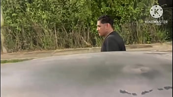 Preview 1 of Candi Kane Porn - ESPOSA TRAINDO CORNO COM UM NEG&Atilde_O DOTADO NO MEIO DA RUA DEPOIS QUE ACABOU A GASOLINA ️ E O CORNO AINDA AGRADECEU AO COMEDOR