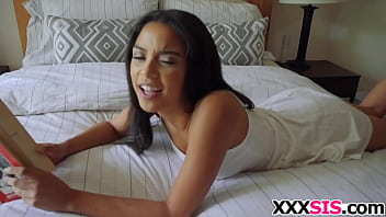 Preview 2 of Sexy Talk Usa - Brunette Maya Bijou gets fucked by stepbro