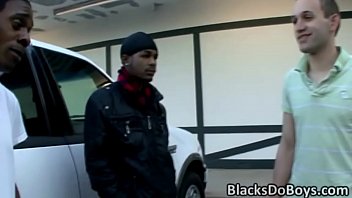 Preview 1 of Disable Man Xxx - Cock hungry Ricky Raw gets his tight ass fucked hard by two horny black men