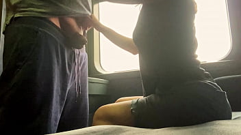 Preview 1 of 4k Anal Tiny - Nothing is too risky when you&#039_re excited. Risky wank in a passenger train