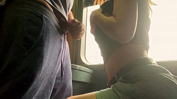 Preview 4 of 4k Anal Tiny - Nothing is too risky when you&#039_re excited. Risky wank in a passenger train