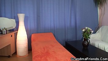 Preview 1 of Pantat Bsar - Big boobs old grandma double penetration