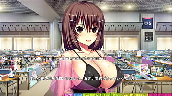 Preview 1 of Police Station - Tenioha 2 - Manami Love Route Part END - Fucking My Girlfriend at a Comic Convention
