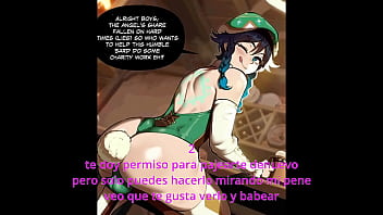 Preview 2 of Sp Bro - JOI VENTI JUEGA CON TU CULO EN ESPA&Ntilde_OL FEMDOM CUM TRAPITO FEMBOY INSTRUCCIONES