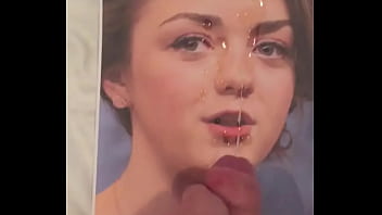 Preview 2 of Mmf Cuckold Anal - Maisie Williams Cum Tibute 1