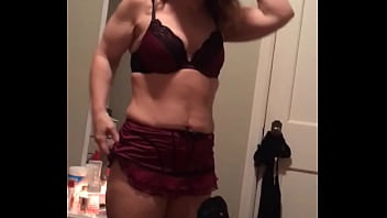 Preview 2 of Pandora Bukkake - Escort in skirt