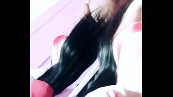 Preview 3 of Samira Tifelte - transexual venezolana sacando la lengua shemale venezuela