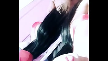 Preview 4 of Samira Tifelte - transexual venezolana sacando la lengua shemale venezuela