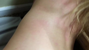Preview 3 of Grrllfarst Time Shild Brocken - Skinny Employee fuckt on floor breakroom ,  BOSS gives her Double cumshot in eyes