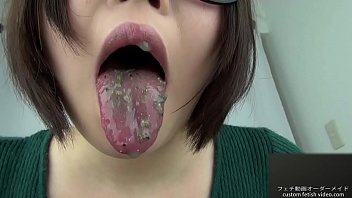 Preview 4 of Pornoxo Granny Orgy - Woman eating fish in erotic
